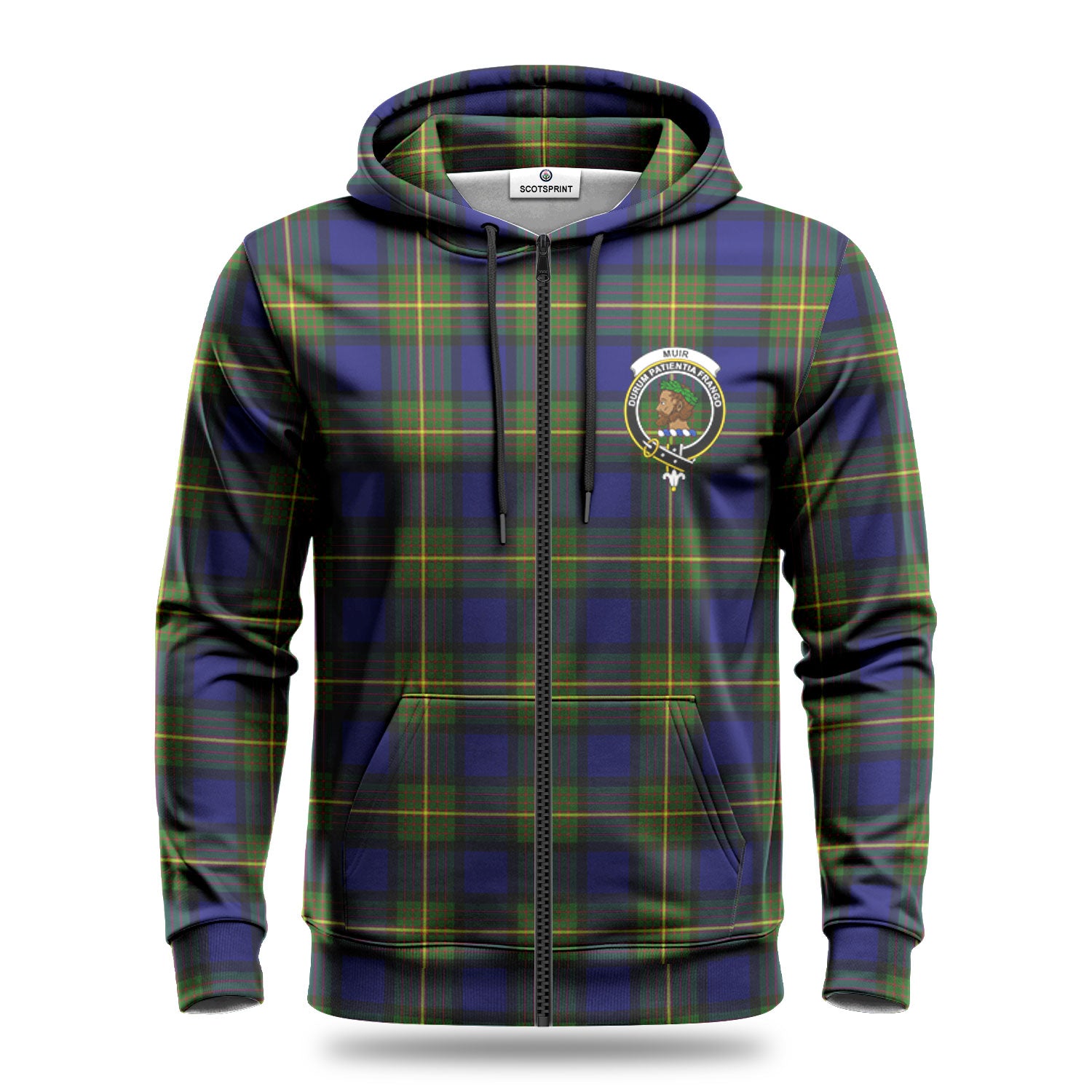 Muir Tartan Crest Hoodie