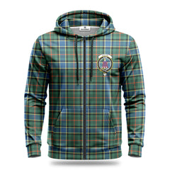 Ogilvie Hunting Ancient Tartan Crest Hoodie