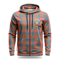 Robertson Ancient Tartan Crest Hoodie