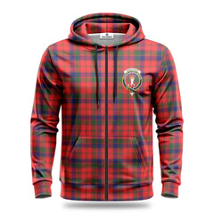 Robertson Modern Tartan Crest Hoodie