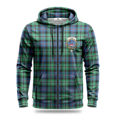 Rose Hunting Ancient Tartan Crest Hoodie