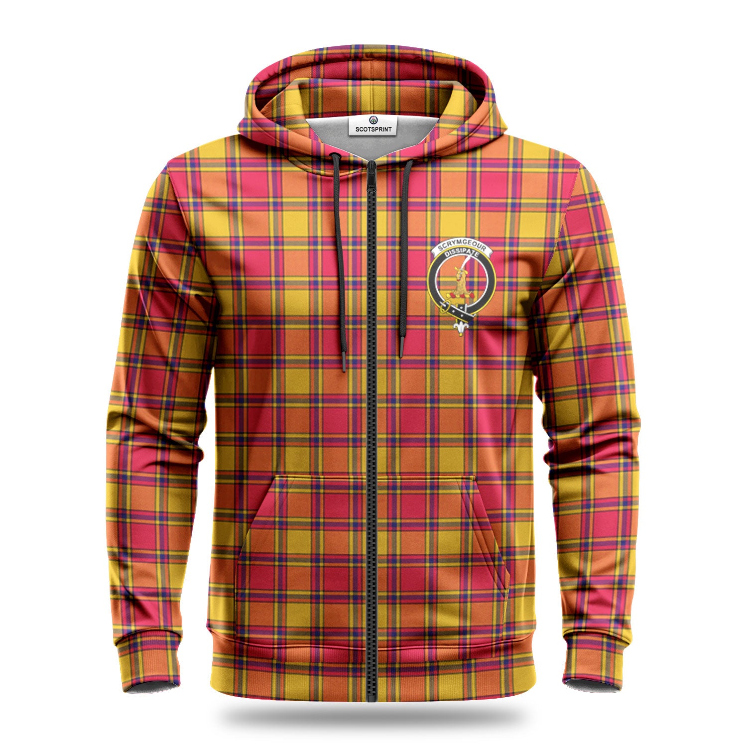 Scrymgeour Tartan Crest Hoodie