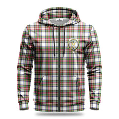 Stewart Dress Modern Tartan Crest Hoodie