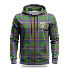 Strang (or Strange) Tartan Crest Hoodie