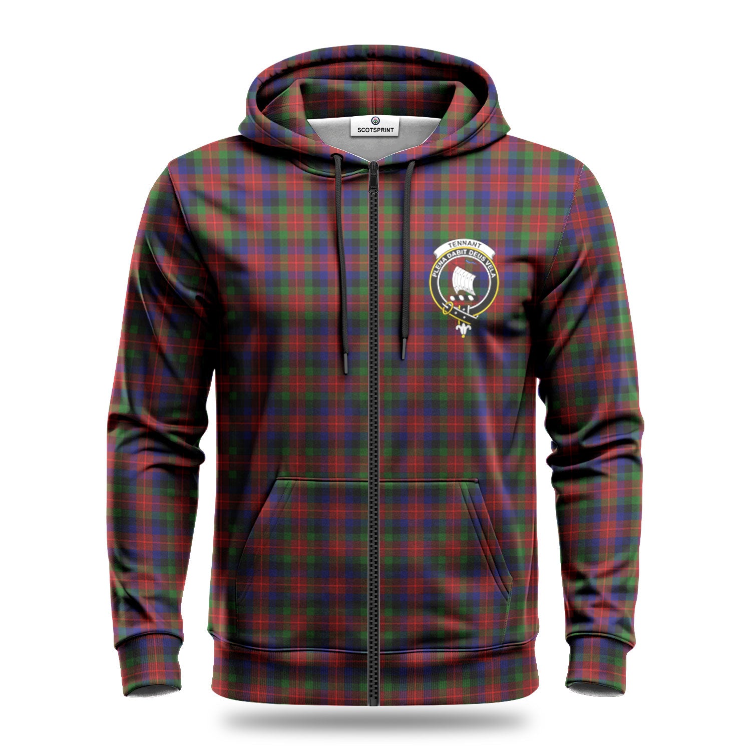 Tennant Tartan Crest Hoodie