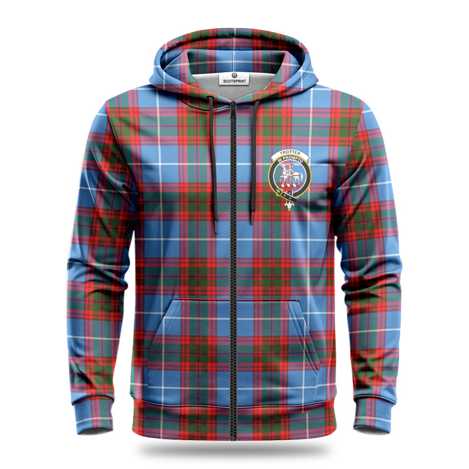 Trotter Tartan Crest Hoodie