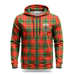 Turnbull Dress Tartan Crest Hoodie