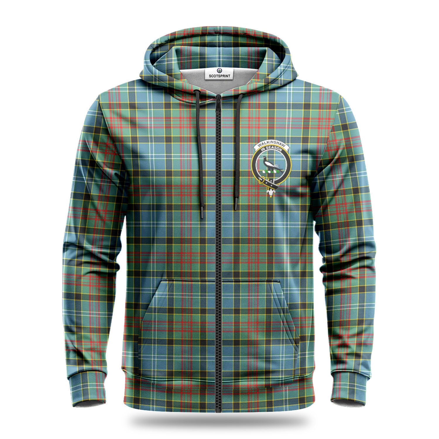 Walkinshaw Tartan Crest Hoodie