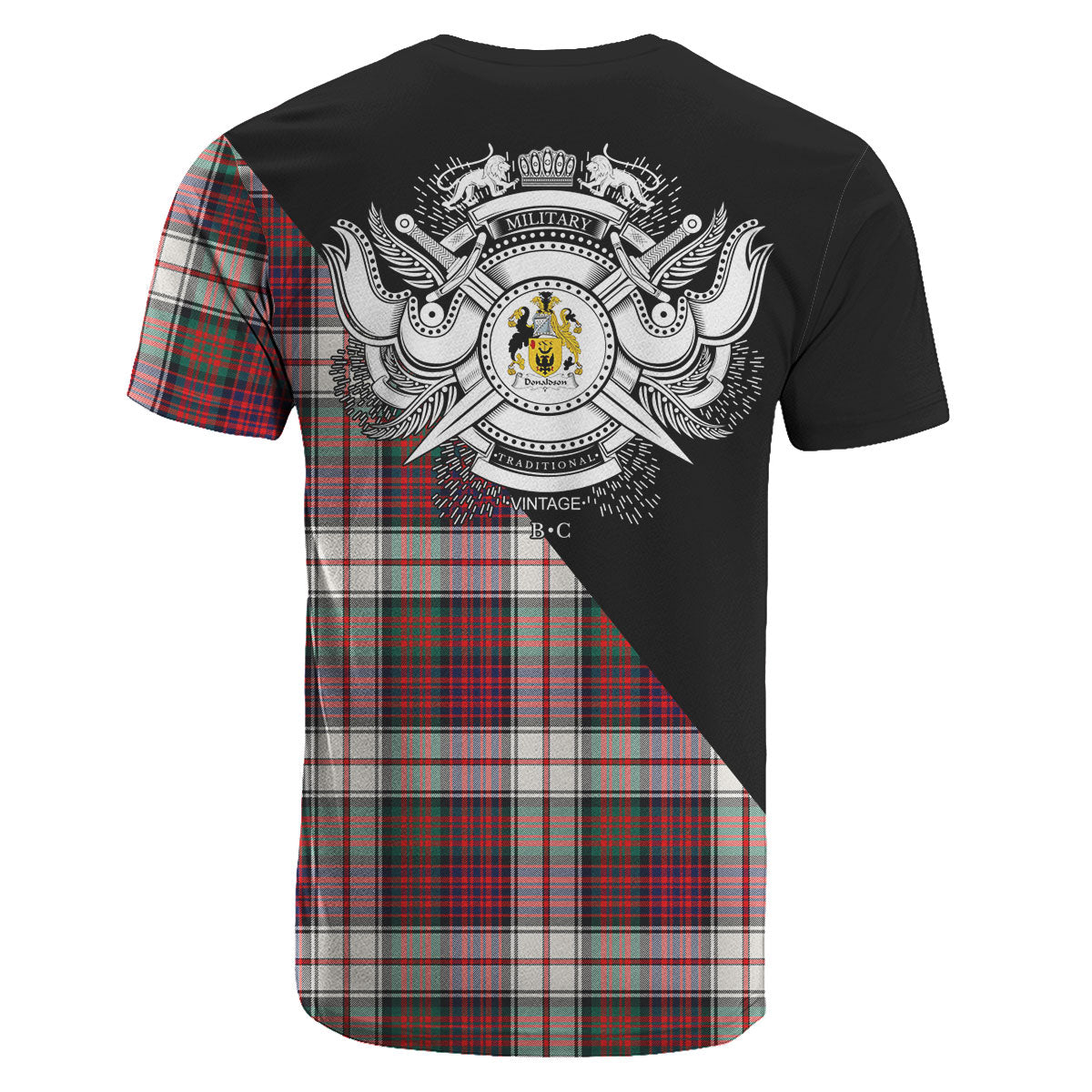 Donaldson Tartan - Military T-Shirt