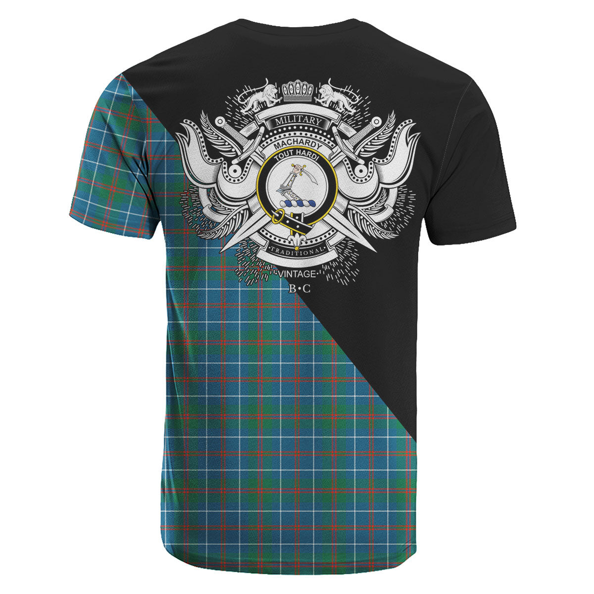 MacHardy Ancient Tartan - Military T-Shirt