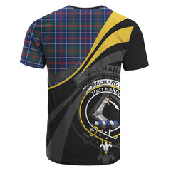 MacHardy Modern Tartan Crest T-shirt - Royal Coat Of Arms Style