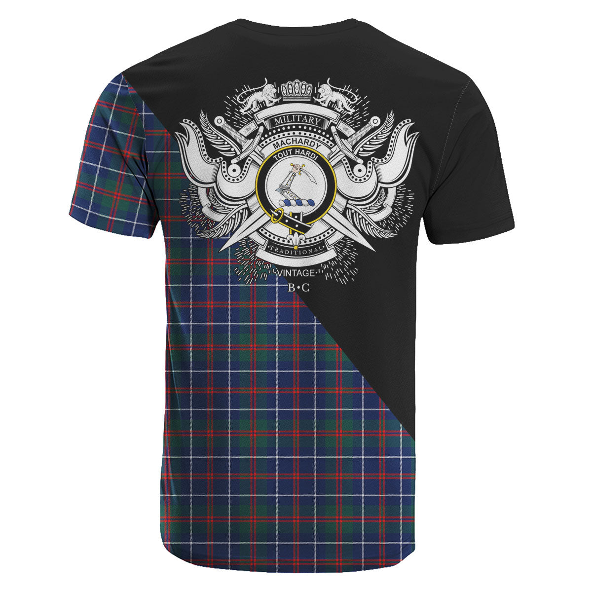 MacHardy Modern Tartan - Military T-Shirt