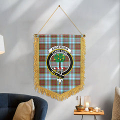 Anderson Ancient Tartan Crest Wall Hanging Banner