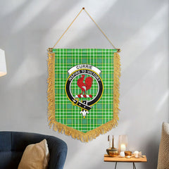 Currie Tartan Crest Wall Hanging Banner