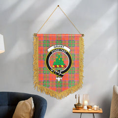 Grant Ancient Tartan Crest Wall Hanging Banner