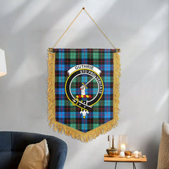 Guthrie Ancient Tartan Crest Wall Hanging Banner