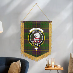 Hall Tartan Crest Wall Hanging Banner