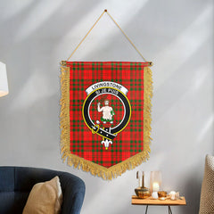 Livingstone Tartan Crest Wall Hanging Banner