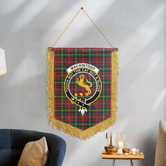 MacKintosh Hunting Modern Tartan Crest Wall Hanging Banner