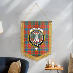 MacLean of Duart Ancient Tartan Crest Wall Hanging Banner