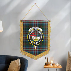 McConnell Tartan Crest Wall Hanging Banner