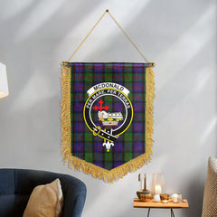 McDonald Tartan Crest Wall Hanging Banner