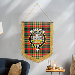 McLachlan Hunting Modern Tartan Crest Wall Hanging Banner