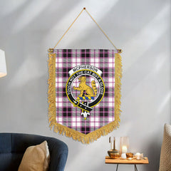 McPherson Hunting Modern Tartan Crest Wall Hanging Banner