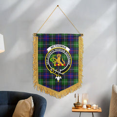 McThomas Modern Tartan Crest Wall Hanging Banner