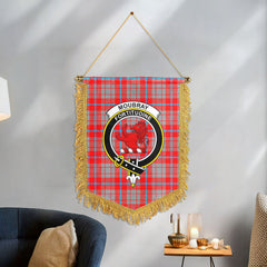 Moubray Tartan Crest Wall Hanging Banner