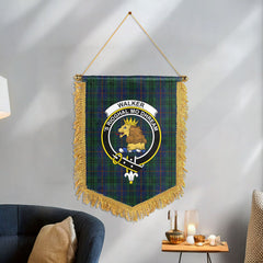 Walker Hunting Tartan Crest Wall Hanging Banner