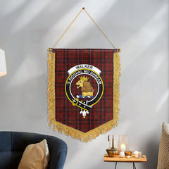 Walker Tartan Crest Wall Hanging Banner