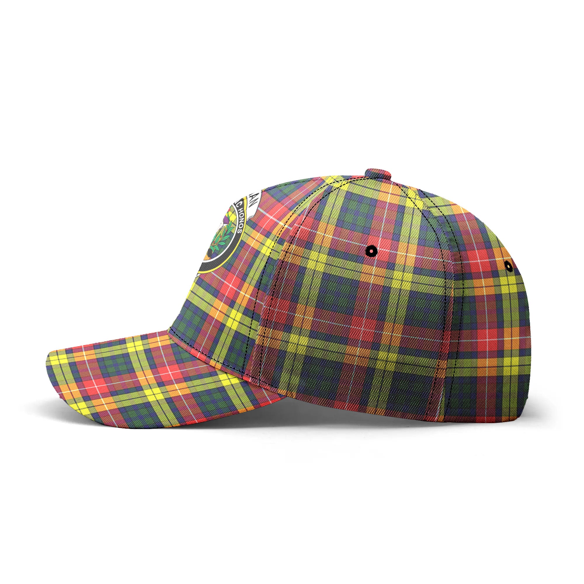 Buchanan Modern Tartan Crest Classic Cap