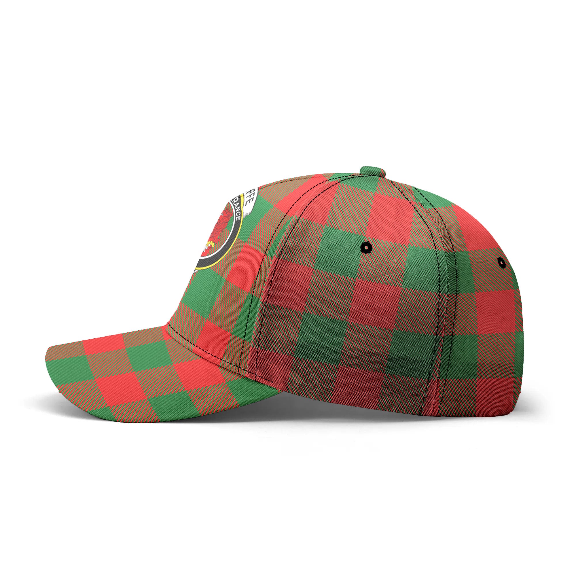 Moncreiffe (or Moncreiff) Tartan Crest Classic Cap