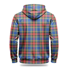 Bethune Modern Tartan Crest Hoodie