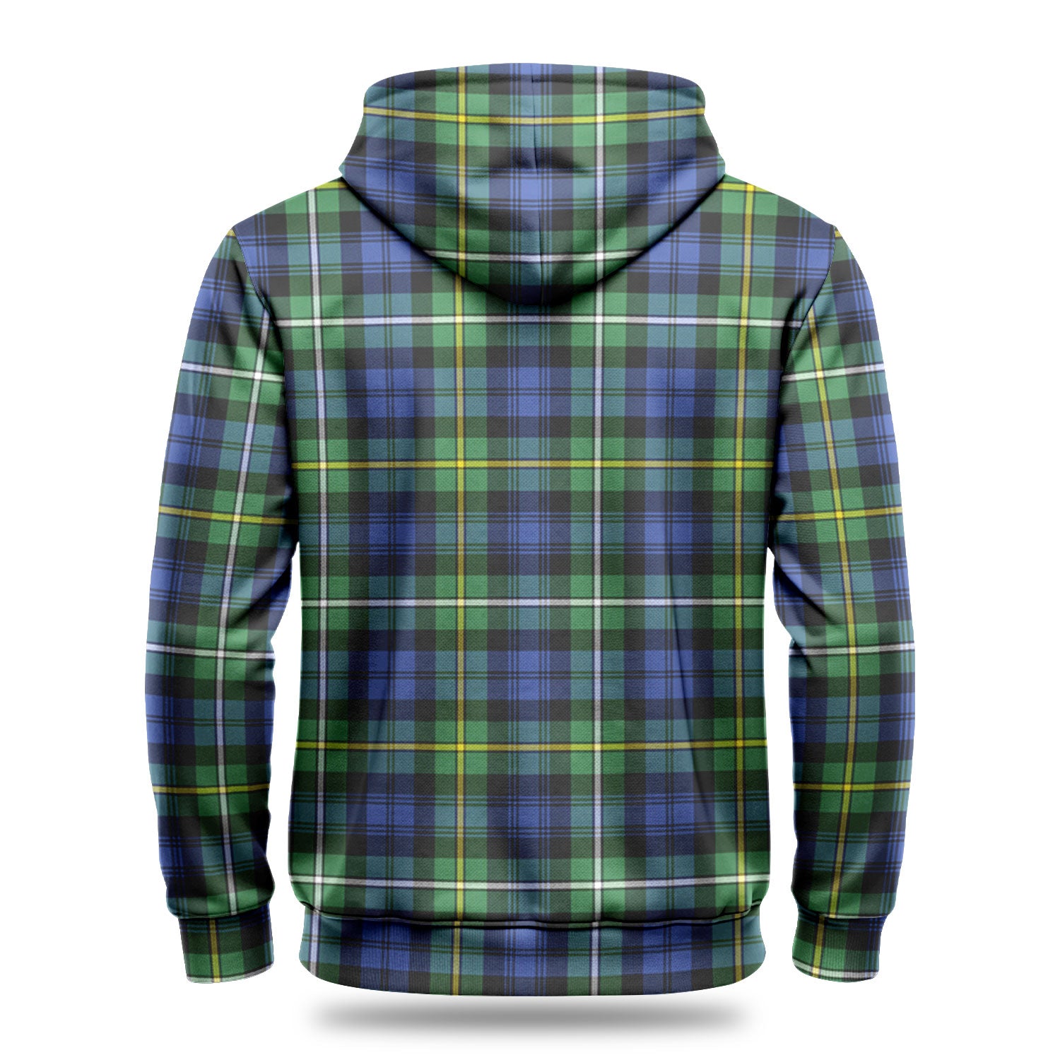 Campbell Argyll Ancient Tartan Crest Hoodie