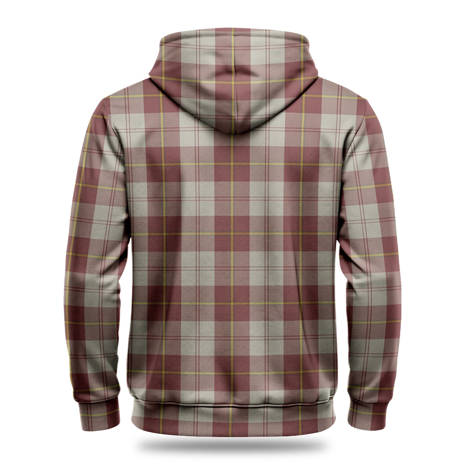 Cunningham Burgundy Dancers Tartan Crest Hoodie