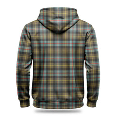 Farquharson Weathered Tartan Crest Hoodie