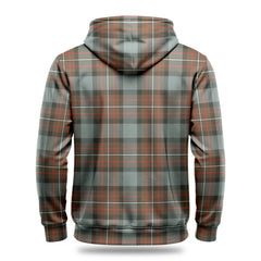 Fergusson Weathered Tartan Crest Hoodie