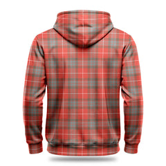 Fraser (of Lovat) Weathered Tartan Crest Hoodie