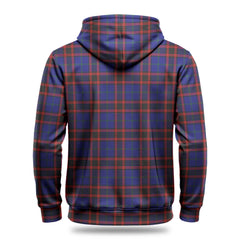 Home Modern Tartan Crest Hoodie