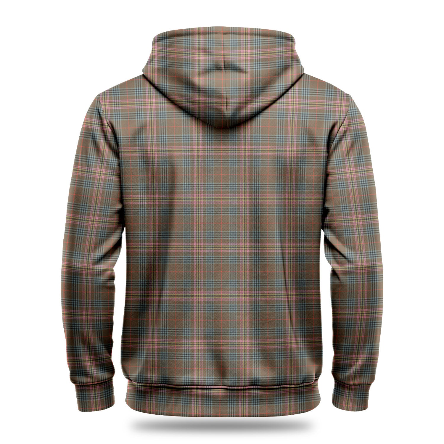 Kennedy Weathered Tartan Crest Hoodie