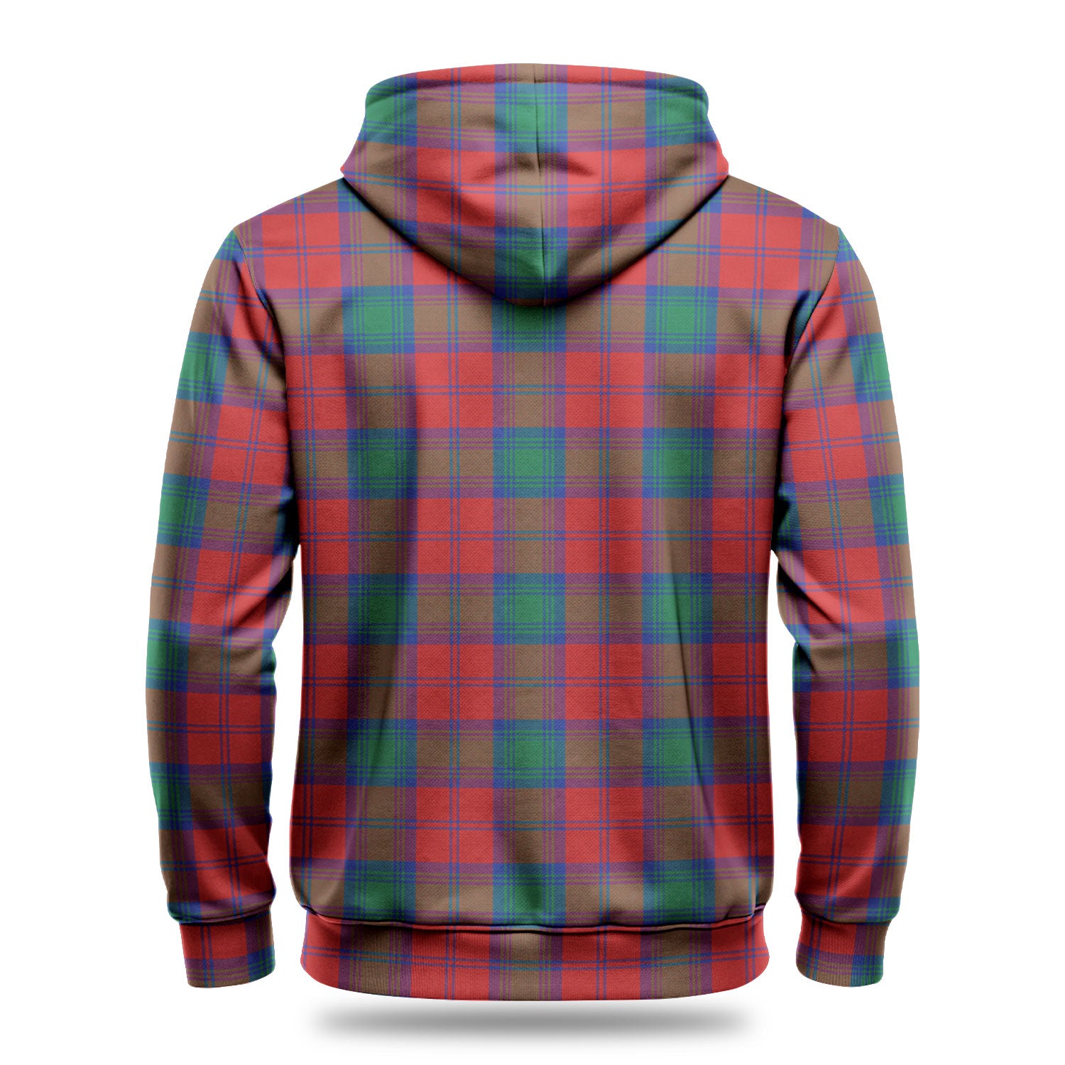 Lindsay Modern Tartan Crest Hoodie