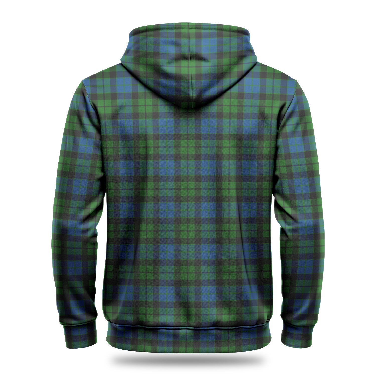 MacKay Modern Tartan Crest Hoodie