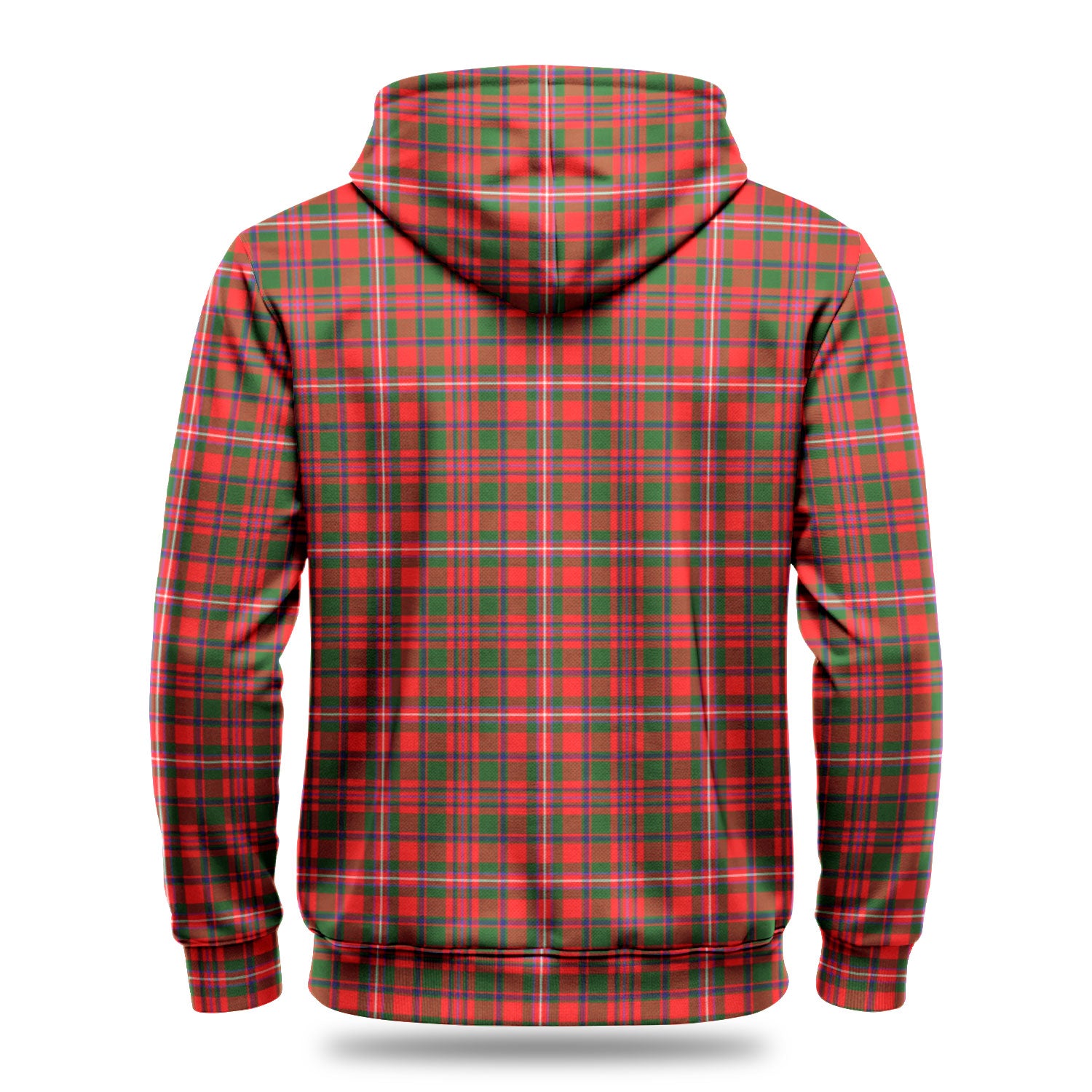 MacKinnon Modern Tartan Crest Hoodie