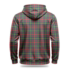 MacKintosh Hunting Modern Tartan Crest Hoodie