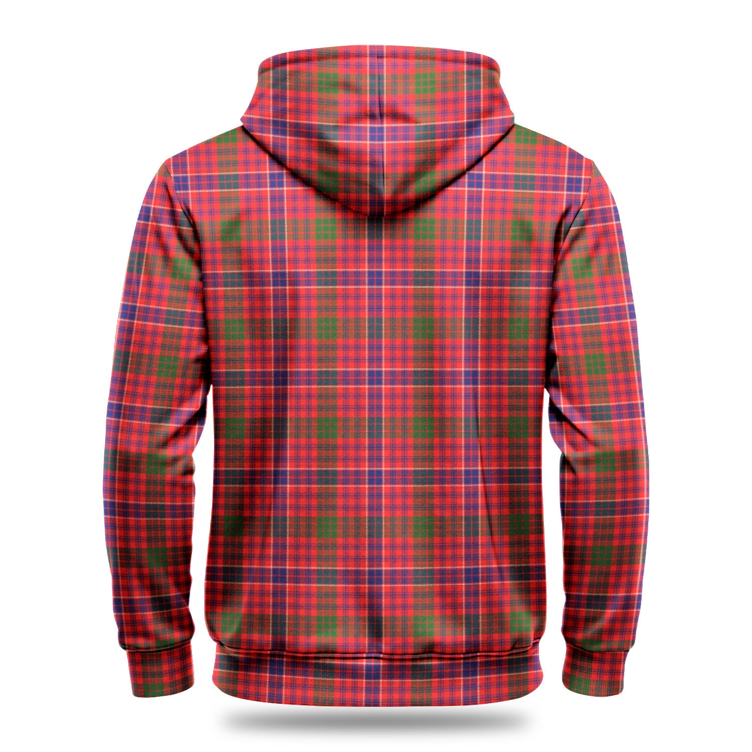 MacRae Modern Tartan Crest Hoodie