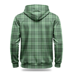 McDonald Lord of the Isles Hunting Tartan Crest Hoodie