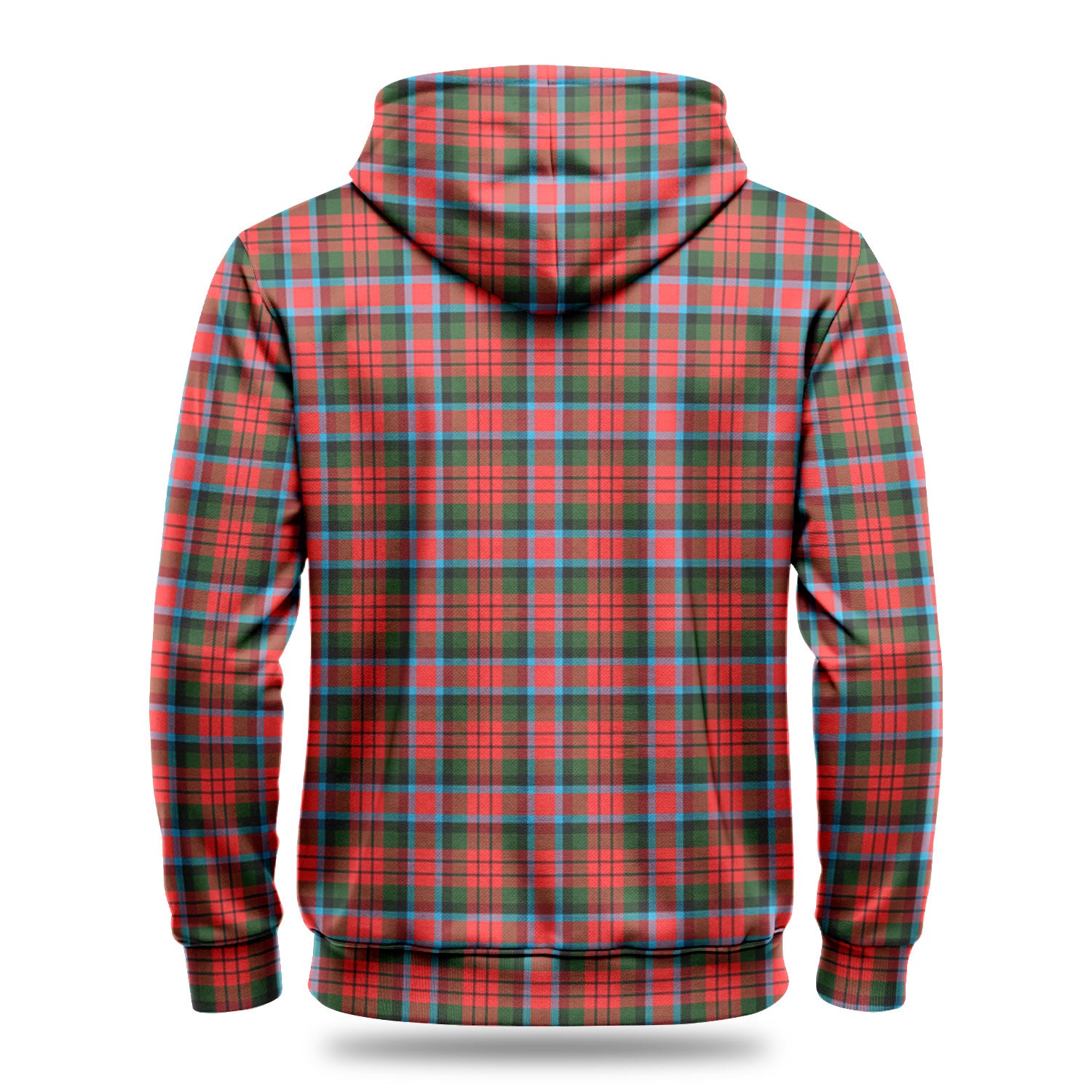 McDuff Modern Tartan Crest Hoodie