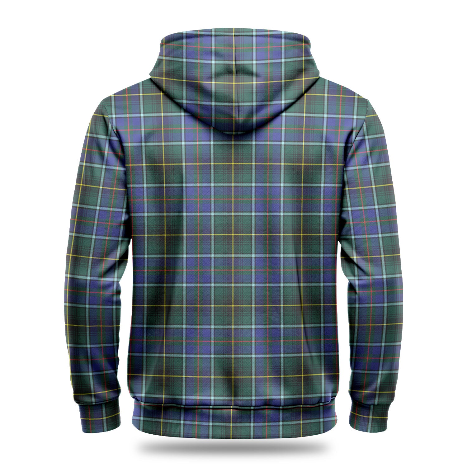 McInnes Modern Tartan Crest Hoodie